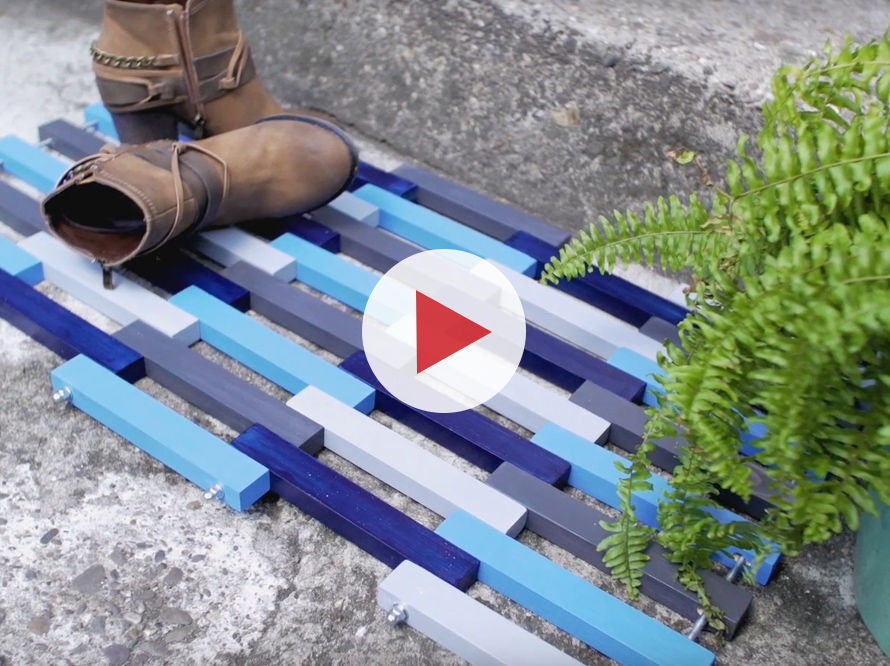 Selbstbau-Idee Fußmatte Video