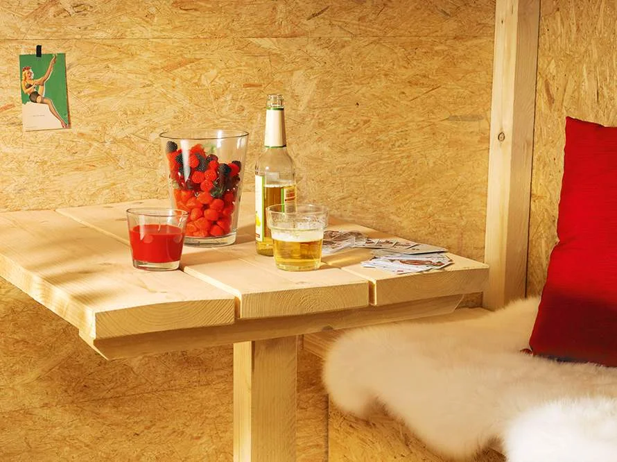 Gartenquartier Rastplatz Tisch