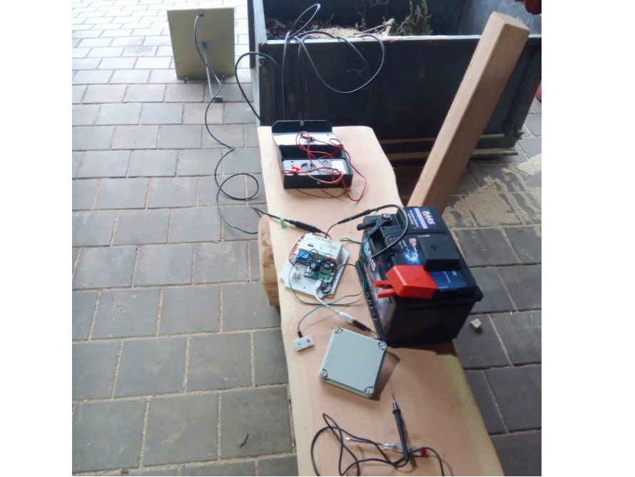 Elektronik-Bastelprojekt im Freien