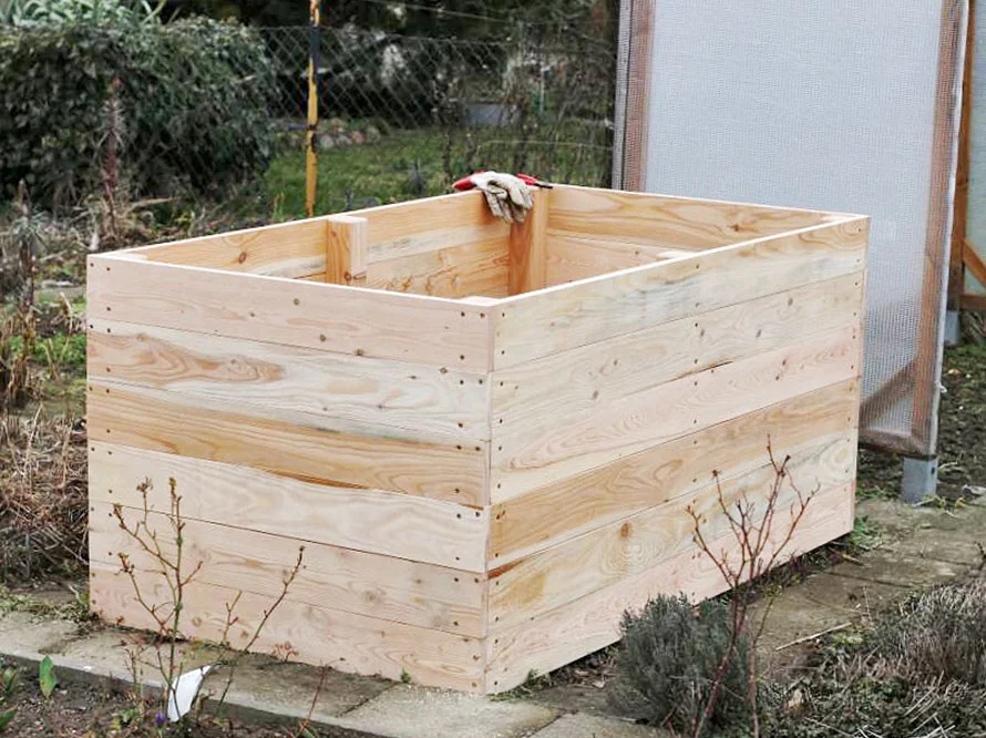 Hochbeet aus Holz