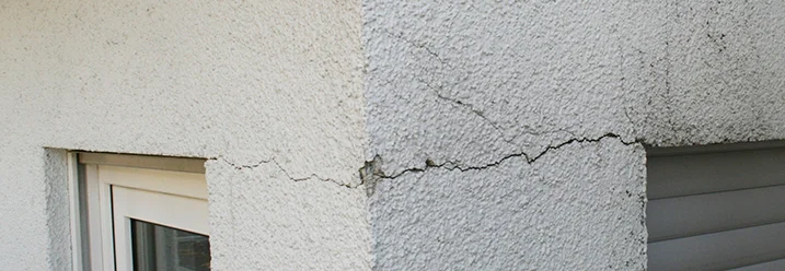 Riss in Hauswand