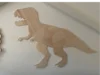 Hölzerne Tyrannosaurus Rex Wanddekoration