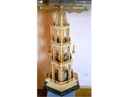 Hölzerner Weihnachtspyramide