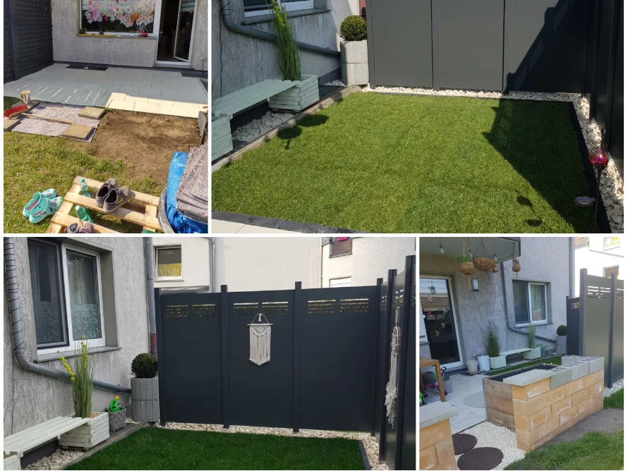 Gartenverschönerung: Vorher-Nachher-Bilder