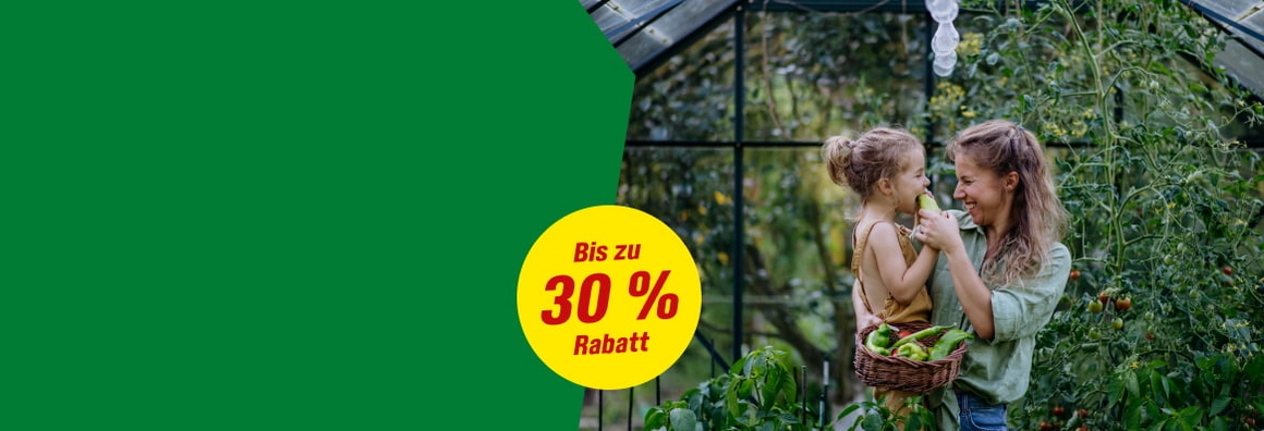 Aktion Gewächshäuser