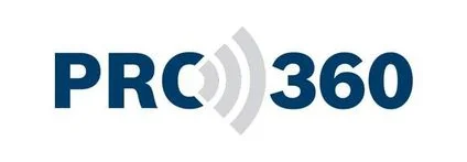 Logo mit Halbkreis und der Beschriftung PRC 360