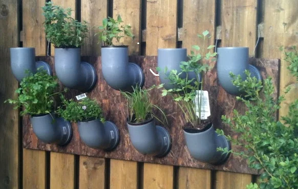 Hängender Kräutergarten