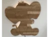Holzleuchte in Form eines Elefanten