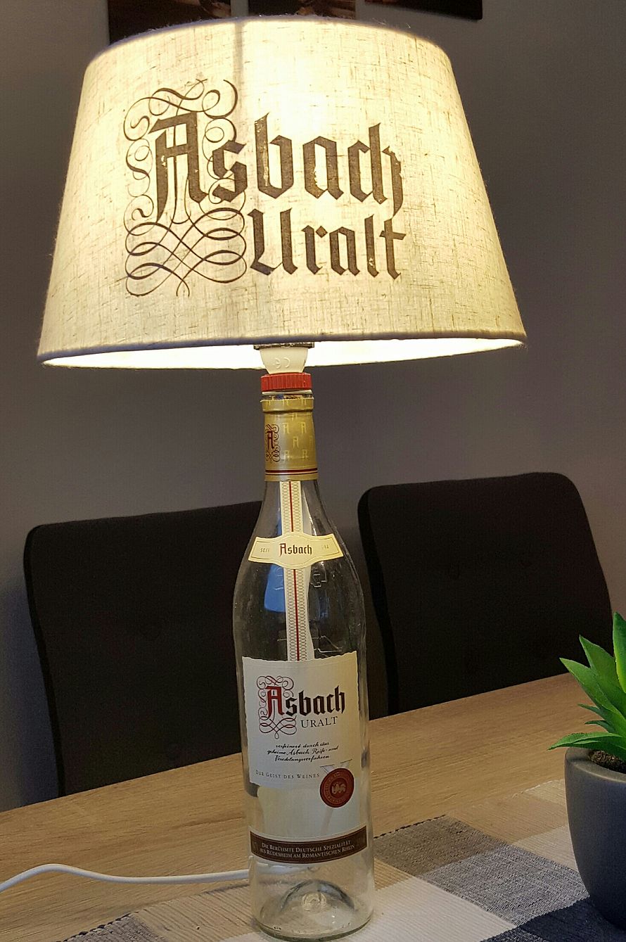 Asbach Uralt Lampe 