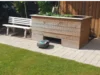 Hochbeet mit Mähroboter