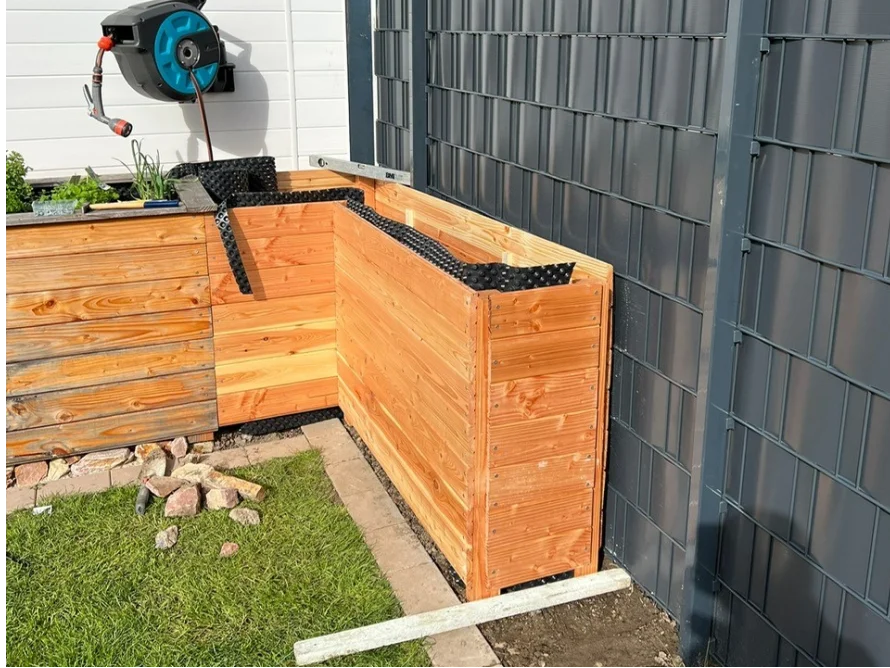 Holzrahmen für Hochbeet