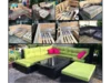 Gartenlounge aus Paletten gebaut