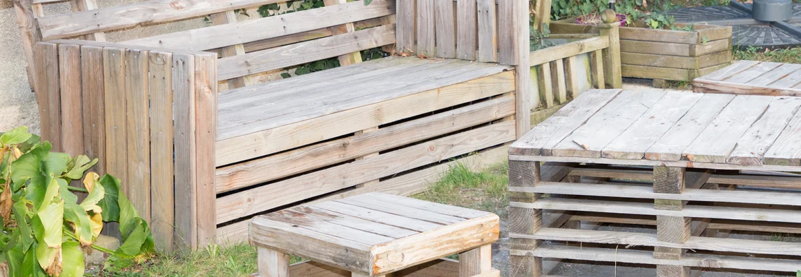 Gartenmöbel aus Paletten