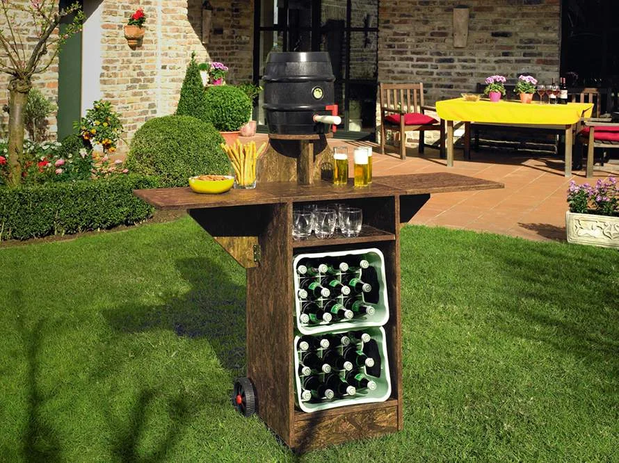 Gartenbar Oase offen