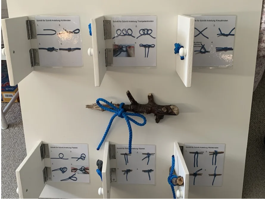 Anleitung zum Binden verschiedener Knoten