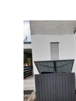 Offenes Gartenhaus aus Metall