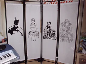 Paravent als Blickfang