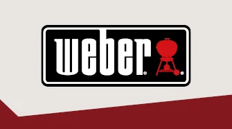 Logo einer Grillmarke mit rotem Grill