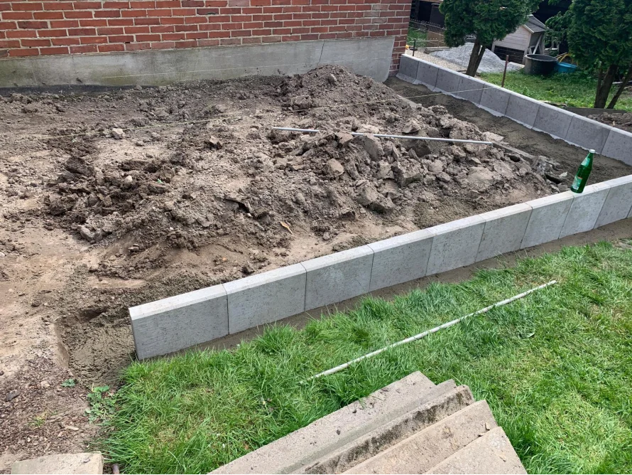 Fundament für Gartenhaus