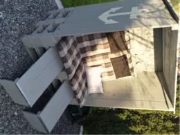 Strandkorb aus Paletten