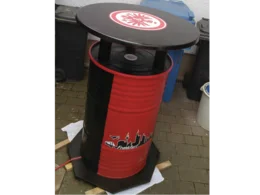 Stehtisch aus Ölfass