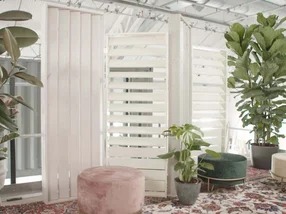 Zimmerpflanzen und Hocker