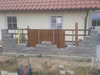 Gartenzaun im Bau