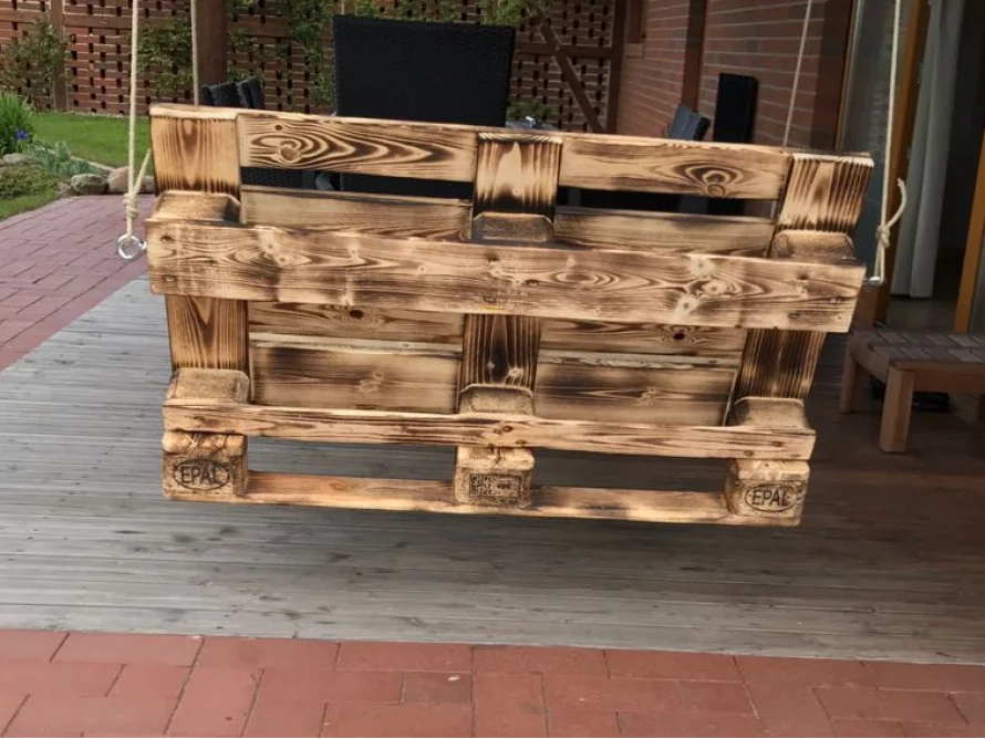 Hängeschaukel aus Paletten