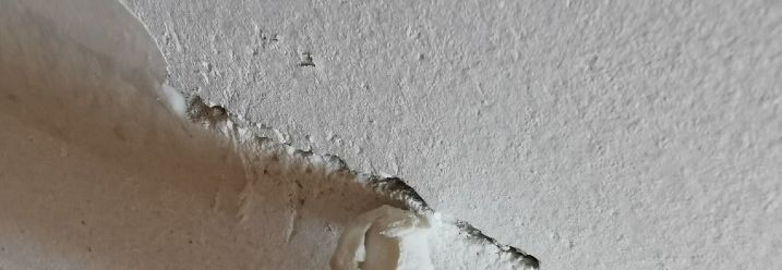 Wände mit einem spachtel spachteln das nivellieren der wände mit