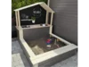 Matscheküche mit Sandkasten