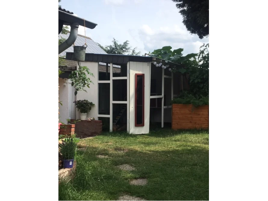 Hühnerstall mit Auslauf