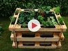Hochbeet aus Holzpaletten