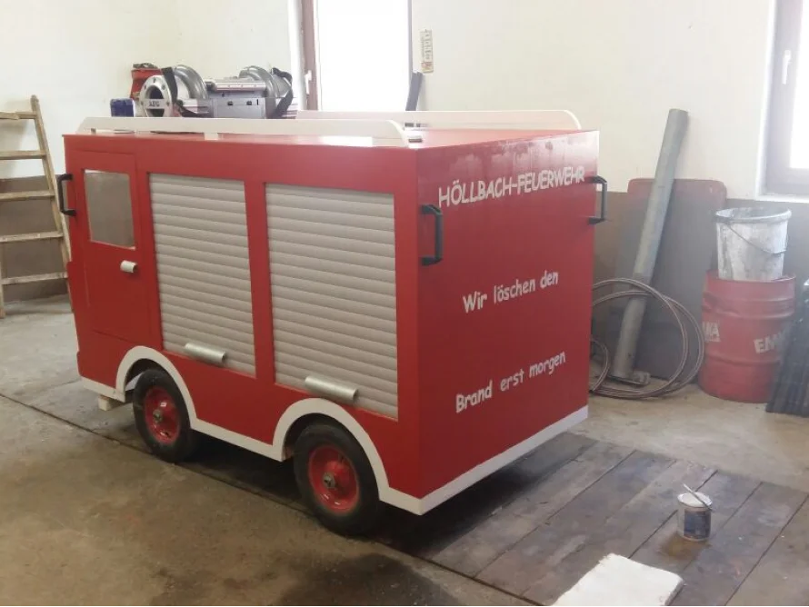 Feuerwehrauto für den Vatertag