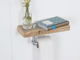 Toilettenpapierhalter aus Holz