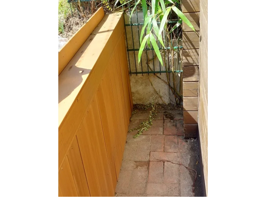 Holzgerüst Gartenhaus