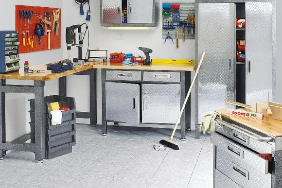 Werkstatt mit Werkzeug