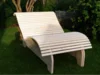 Gartenliege aus Holz