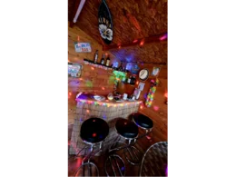 Gartenbar im Hawaii-Stil