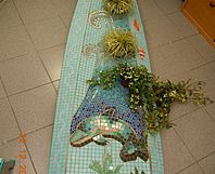 Mosaik-Surfbrett
