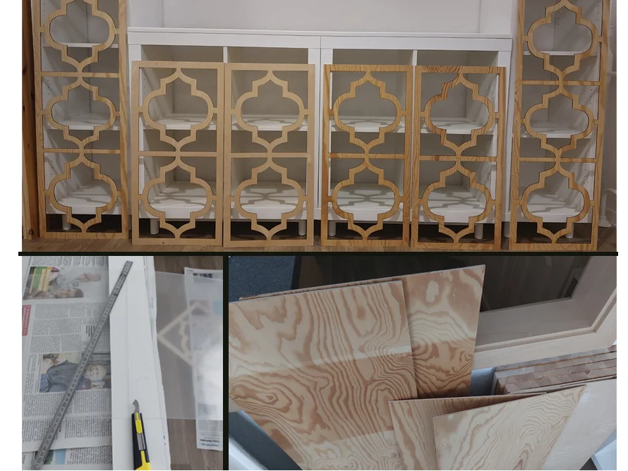 Holzrahmen mit orientalischem Muster