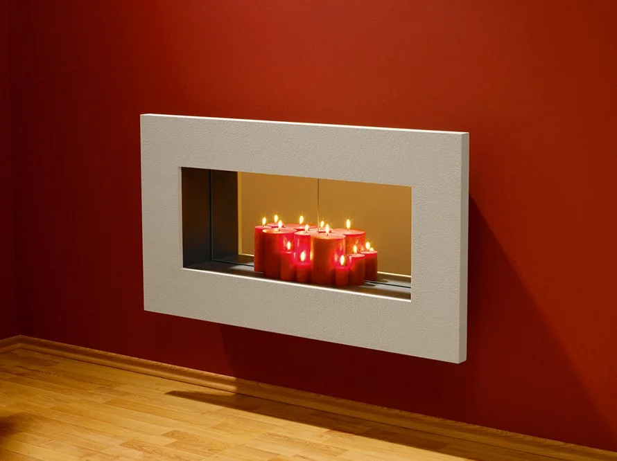 Kerzenkamin Romantico rechteckig