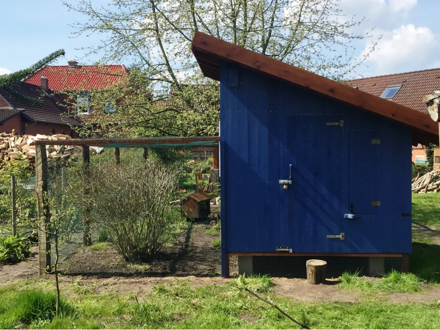 Begehbarer Hühnerstall