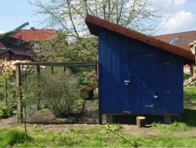 Begehbarer Hühnerstall