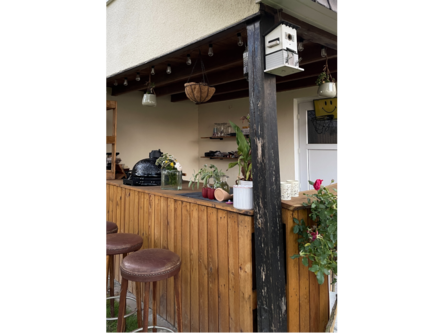 Gartenbar aus Holz