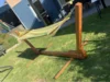 Hängematte mit Holzgestell