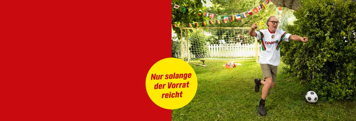 Martin Brambach im Garten