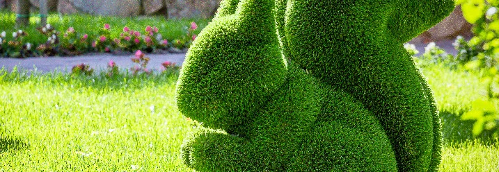 Eichhörnchenfigur aus Buchsbaum