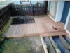Holzterrasse im Bau