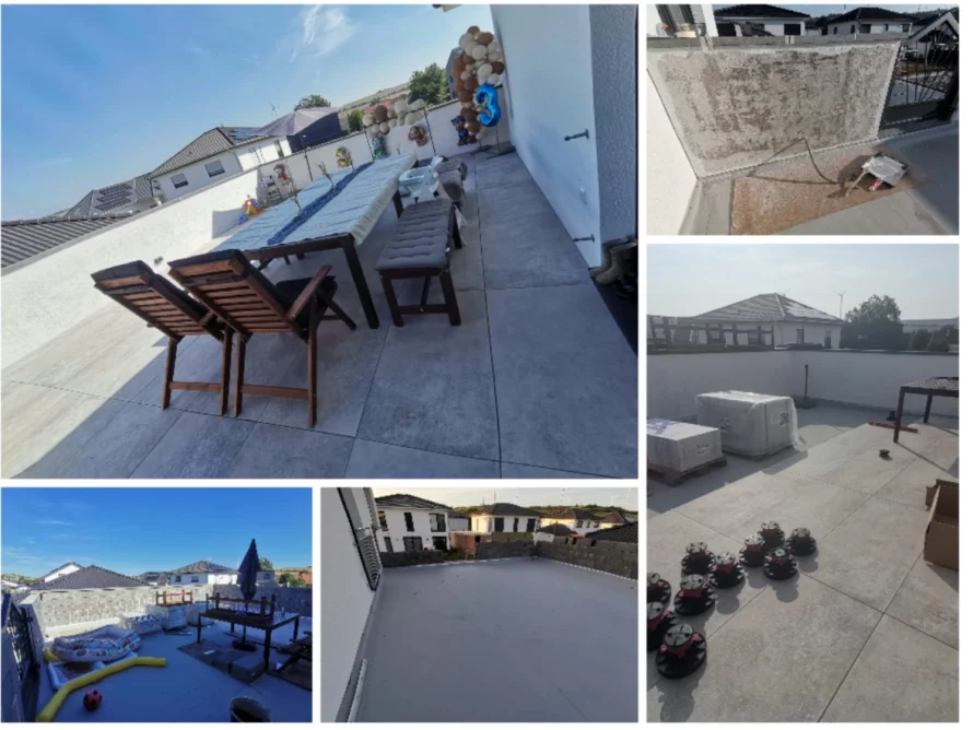 Dachterrasse Bau und Gestaltung