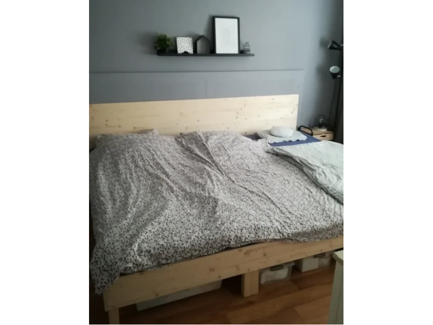 Wir haben ein Familienbett gebaut 